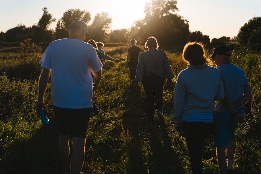 Sunset walk